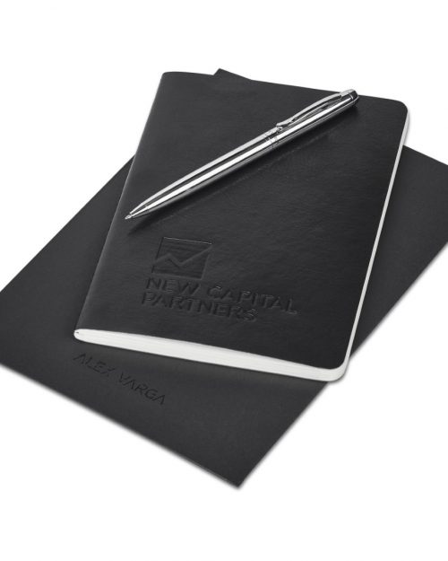 Alex Varga Small Soft Cover Notebook And Pen Set
